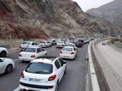 ترافیک نیمهسنگین در چالوس، هراز و آزادراه قزوین ــ تهران