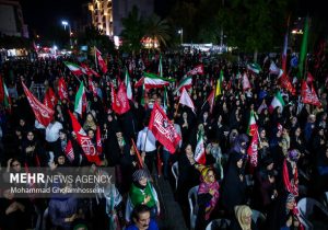 دویست و هفتمین شب تجمعات زنجانی‌ها در دفاع از وطن