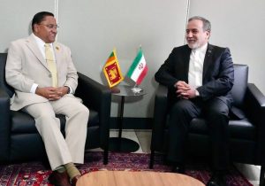 دیدار عراقچی با وزیر خارجه سریلانکا در نیویورک