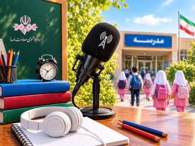 زنگ مهر با صدای رادیو به صدا درمیآید