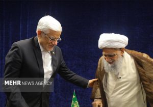 عارف با آیات عظام شبیری زنجانی و کریمی جهرمی دیدار کرد