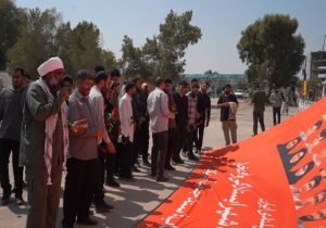 میثاق دانشجویان دانشگاههای تهران با شهدای مدرسه میناب