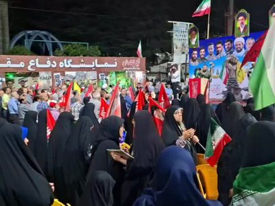 پایداری مردم چالوس در شب‌های حماسه
