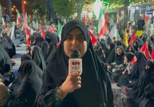 پرچم متبرک کریمه اهل‌بیت(س) میهمان دل‌ بیجاری‌ها شد