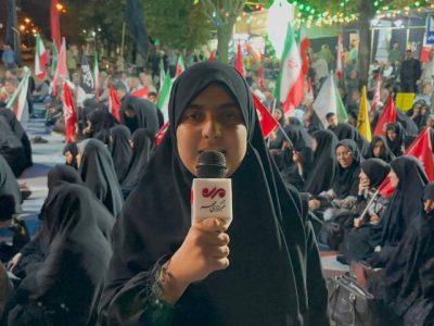 پرچم متبرک کریمه اهل‌بیت(س) میهمان دل‌ بیجاری‌ها شد