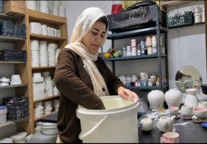 کوره‌ای که در جنگ هم خاموش نشد؛ روایت زنی که از یک سرگرمی کارآفرین شد