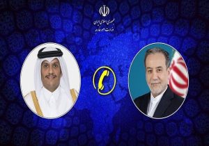 تماس تلفنی وزیر امور خارجه قطر با وزیر خارجه کشورمان