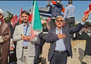 حضور اساتید و دانشجویان دانشگاه های مشهد در زنجیره انسانی«جان فدا»