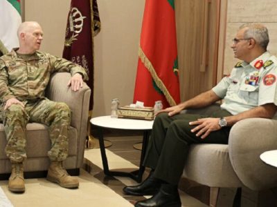 رایزنی مقام ارشد نظامی اردنی با فرمانده نیروی زمینی سنتکام