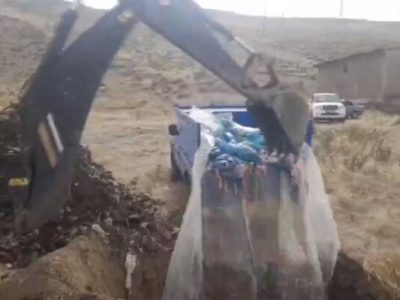 کشف و معدوم‌سازی حدود ۲ تن ضایعات مرغ فاسد در هوراند